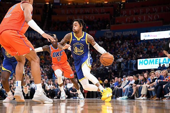 D&#039;Angelo Russell is expected to lead the lines for the Warriors against OKC