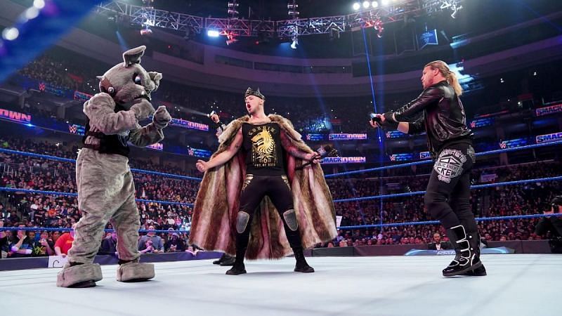 King Corbin brought a mascot on SmackDown