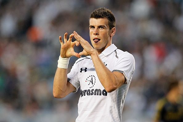 Bale has been using this celebration since his Spurs days