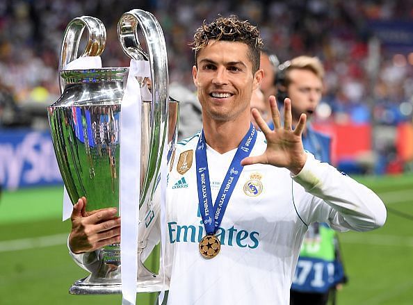 Ronaldo helped Real Madrid to three consecutive Champions League titles