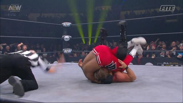 Scorpio Sky pins Chris Jericho