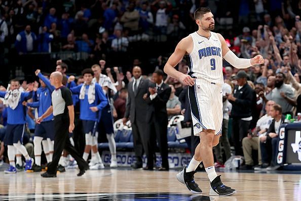 Nikola Vucevic is expected to miss at least a month with an ankle injury