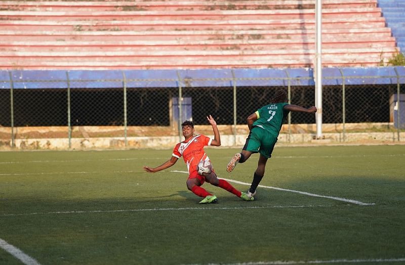 South United FC&#039;s best chance of the game fell to Aaron