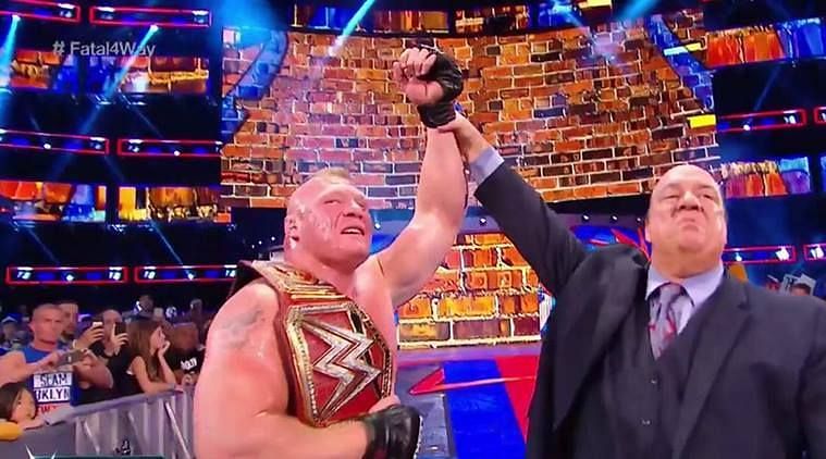 Lesnar held off 3 challengers to keep the Universal Title at SummerSlam 2017