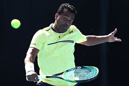 Leander Paes, member of Indian Davis Cup team.