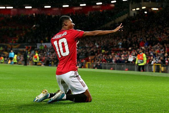 Rashford scored on the night but he was wasteful in front of goal