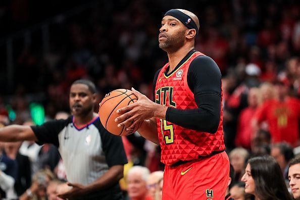 Vince Carter is the only member of the Atlanta Hawks roster that has at least a +10 in plus.minus