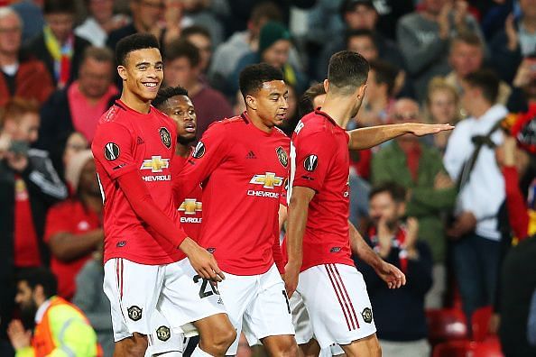 Skipper Jesse Lingard was at his best for Manchester United