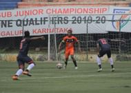 South United's Aaron played the pass that unlocked the Income Tax Defence