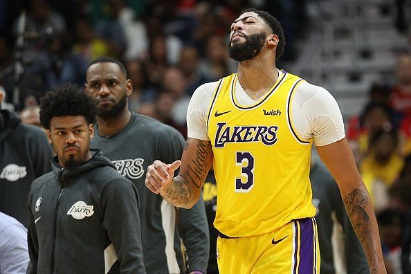 Anthony Davis has helped to transform the Lakers into contenders for the title