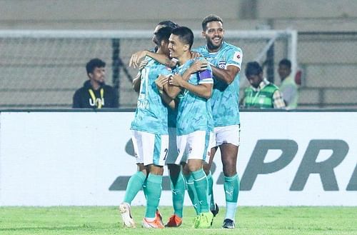 Sunil Chhetri has scored half of Bengaluru FC's ISL goals so far this season