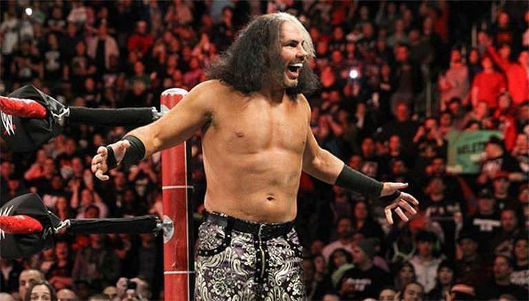 Matt Hardy looks prepared to engage in extended battles