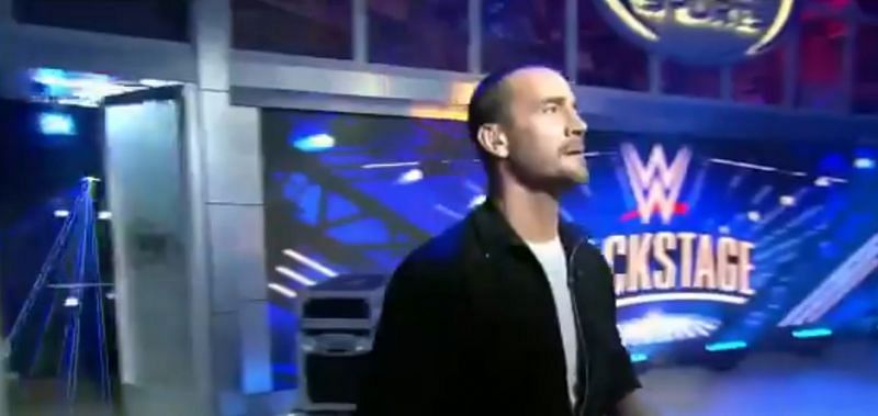 CM Punk on WWE Backstage