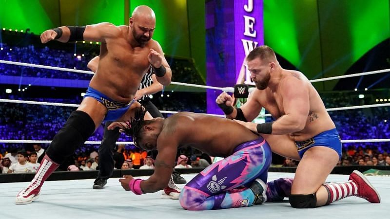 Kofi Kingston and Big E were attacked by The Revival after the latter were eliminated