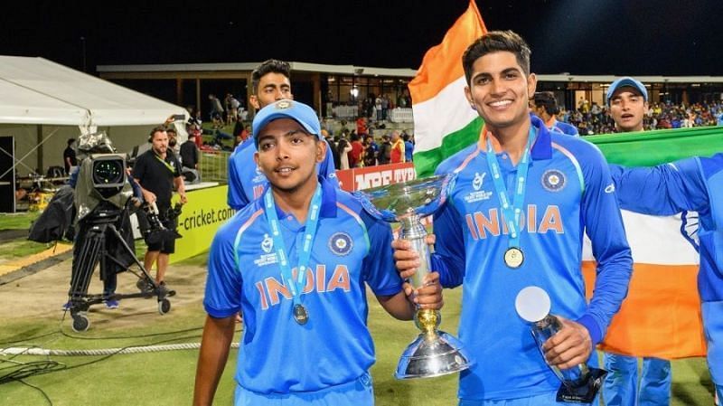 Prithvi Shaw (left) and Shubman Gill (right)