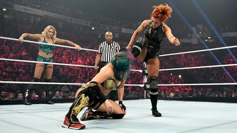 Charlotte Flair, Becky Lynch and Asuka