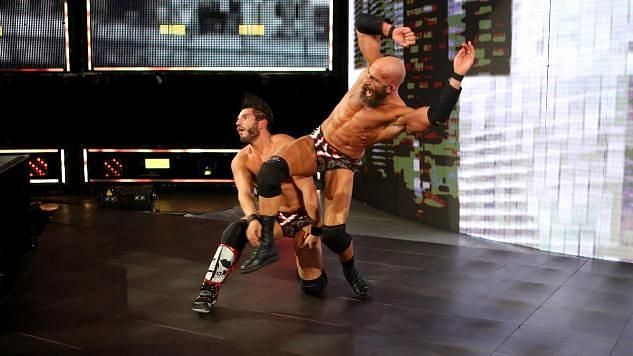Ciampa ends a long friendship with one knee to the face.