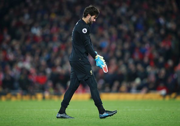 Breaking: Liverpool's Alisson Becker shown red card against Brighton