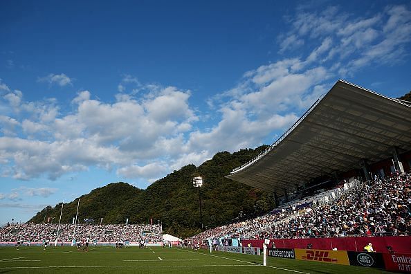 Fiji v Uruguay - Rugby World Cup 2019: Group D at Kamaishi Recovery Memorial Stadium