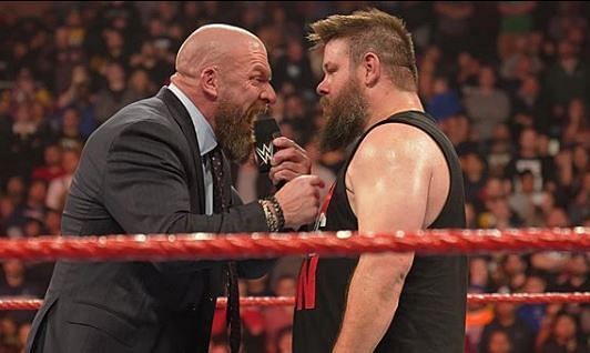 Triple H inviting Kevin Owens to join NXT