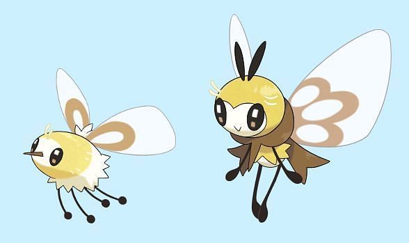 Cutiefly (L) and Ribombee (R)