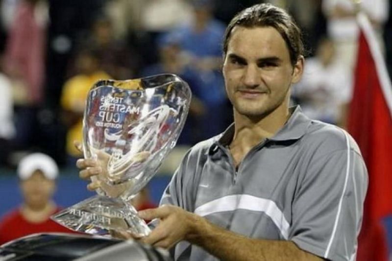 Roger Federer lifts his first ATP Finals title at 2003 Shanghai