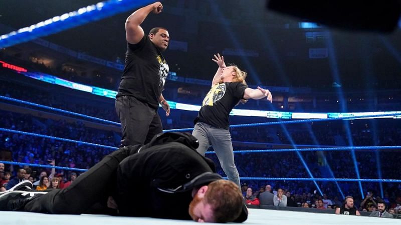 The mouth of SmackDown was sealed by Keith Lee and Matt Riddle