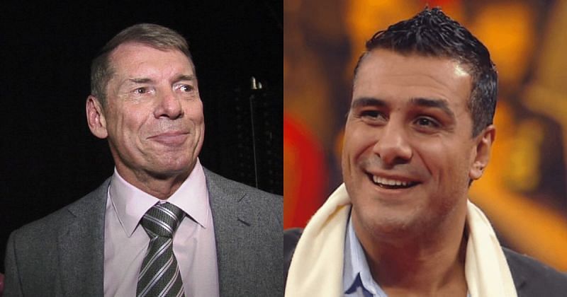 Vince McMahon and Alberto Del Rio.