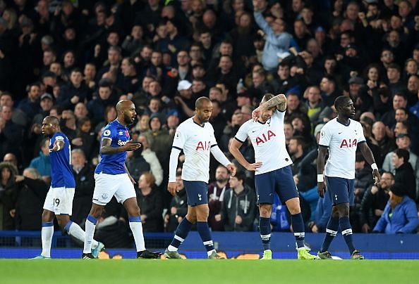 Everton and Tottenham played out a disappointing draw this afternoon