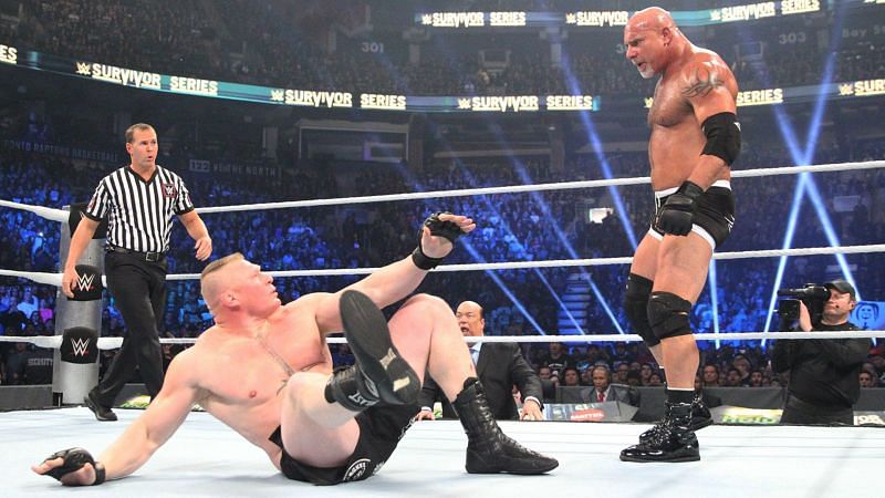 Goldberg and Brock Lesnar had their rematch 12 years later