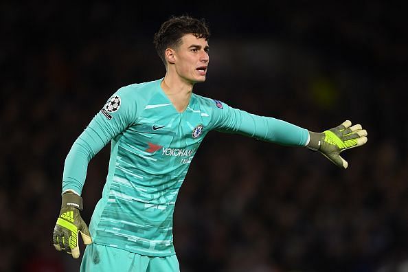 Kepa in action for Chelsea