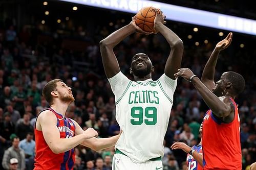 Tacko Fall during the game against Detroit Pistons