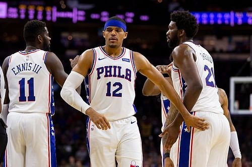 The Philadelphia 76ers host the Denver Nuggets