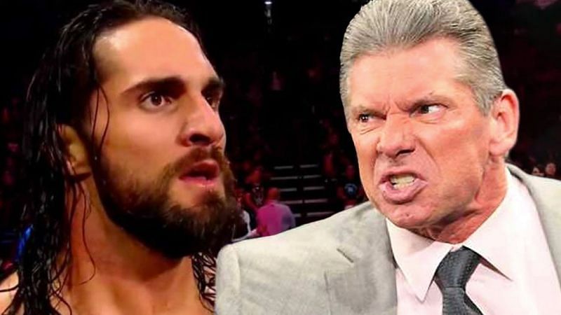 Seth Rollins and Vince McMahon
