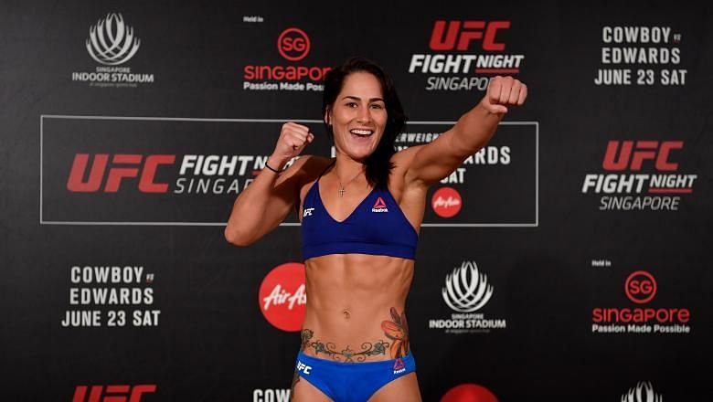 Former title challenger Jessica Eye is in action on the Fight Pass prelims