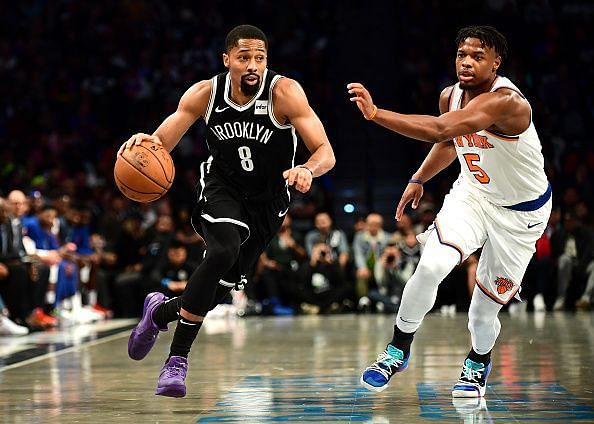 Dinwiddie one of only two players who scored double digits in their loss against the Knicks.