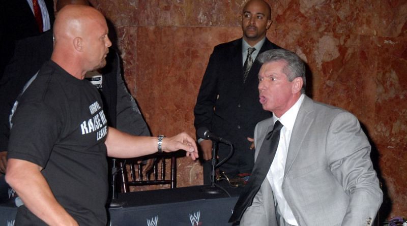 Austin and Vince McMahon