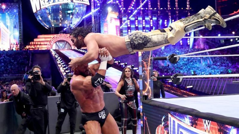 Rollins defeated Triple H at WrestleMania 33