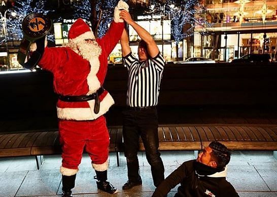 Santa Claus won a championship in WWE