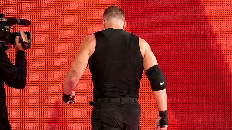 Dean Ambrose walking out of WWE earlier this year