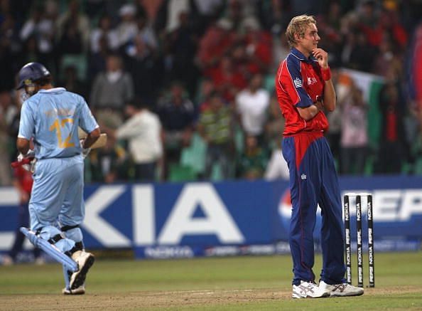 Yuvraj Singh had hit six sixes in Stuart Broad&#039;s over during the 2007 T20 World Cup