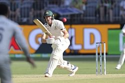 Labuschagne 66 not out as Australia grinds to 157-2 at tea