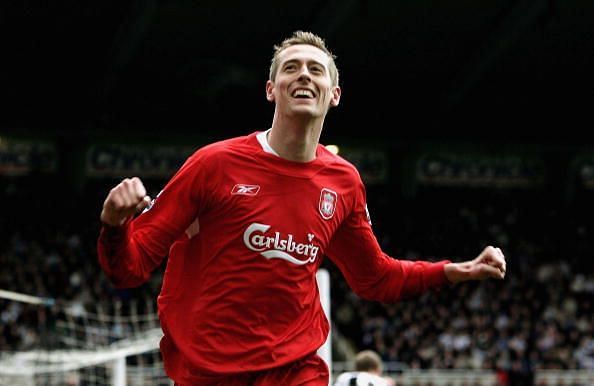 After a tricky start, Peter Crouch became a hit at Anfield