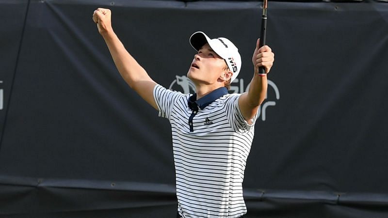 Teenager Rasmus Hojgaard Wins Mauritius Open With Eagle In Fifth European Tour Start