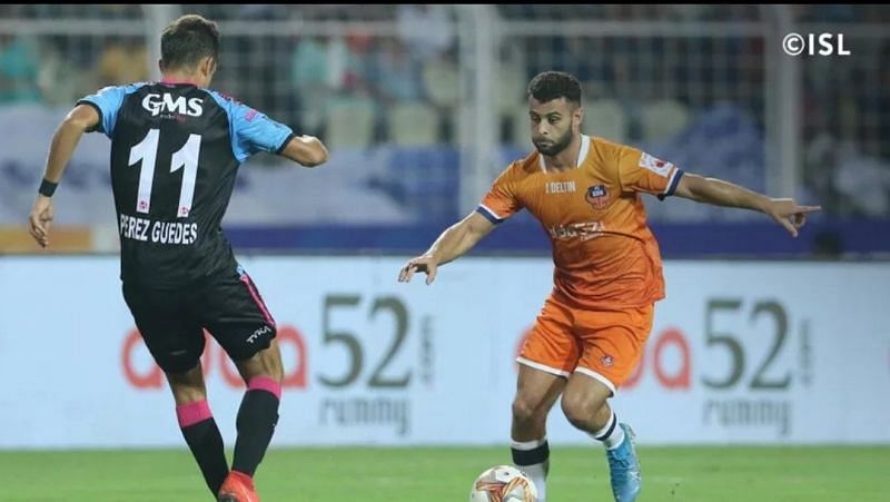 Hugo Boumous was a constant menace to the Odisha FC defenders with his quick turn of pace