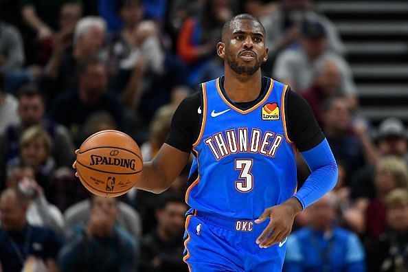 Chris Paul is currently leading the young core of OKC Thunder players