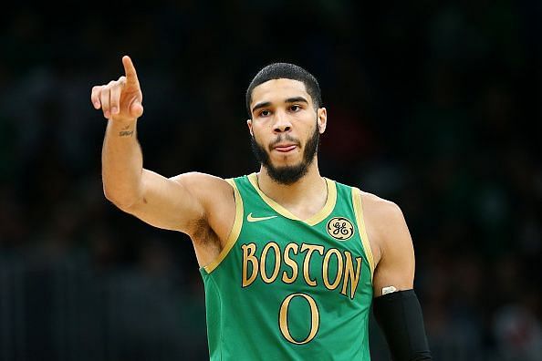 Tatum's defense has shown notable improvement this year