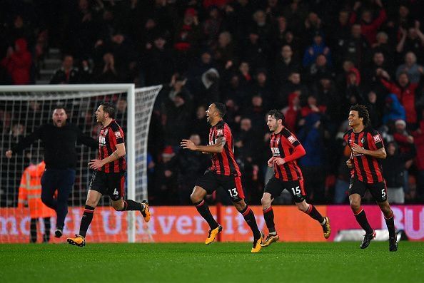 Callum Wilson scored a controversial Boxing Day equaliser for Bournemouth against West Ham in 2017