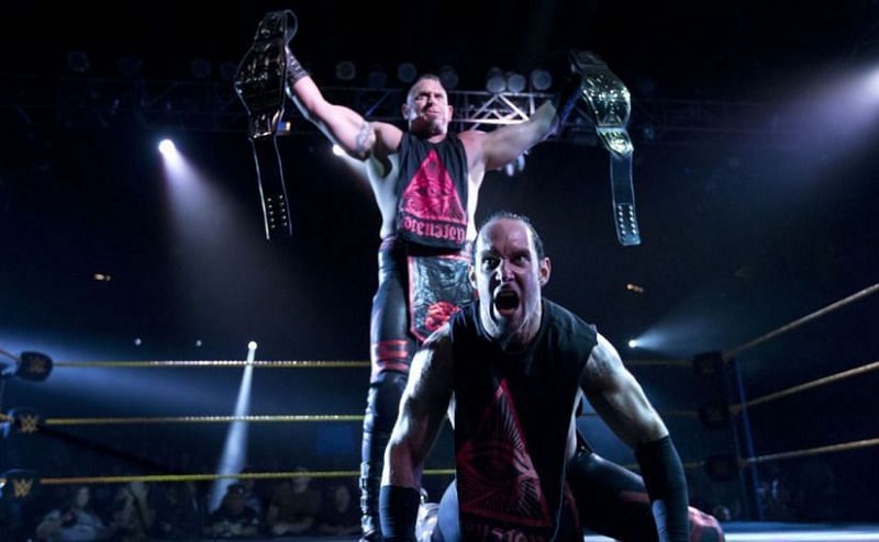 The Ascension as the NXT Tag Team Champions