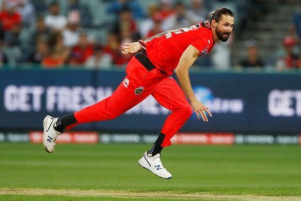 Kane Richardson while playing for the Melbourne Renegades